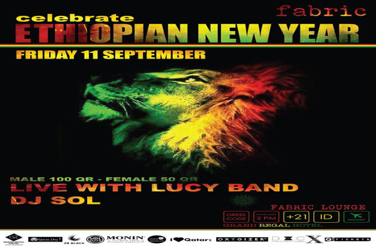 11th September ETHIOPIAN New Year with live band LUCY and DJ Sol!