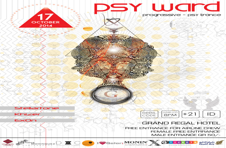 17th October PSY WARD with DJs Stellartone, Khizer & ExOn at Chill Out Lounge