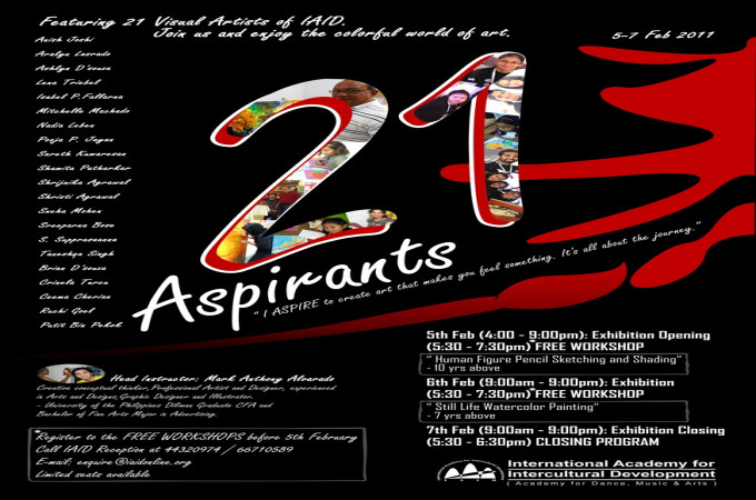  21 Aspirants: An Art Exhibit!