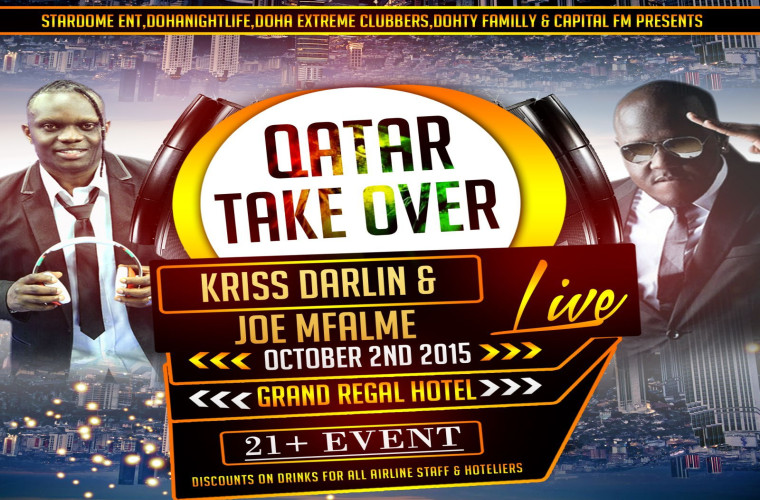 2nd October QATAR TAKE OVER with MEGA talented Kriss Darlin & Joe Mfalme at Fabric! 