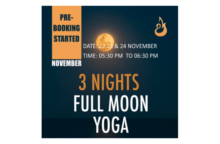 3 nights Full moon yoga
