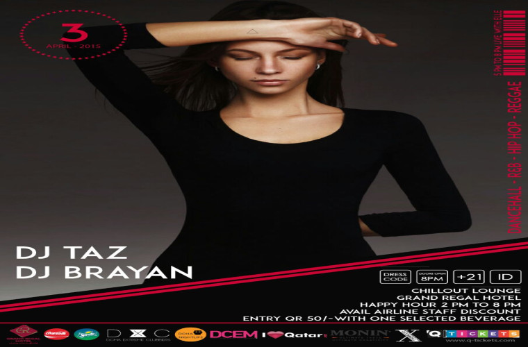 3rd April R'n'B & HIP HOP Night with DJs TAZ & BRAYAN at Chill Out!