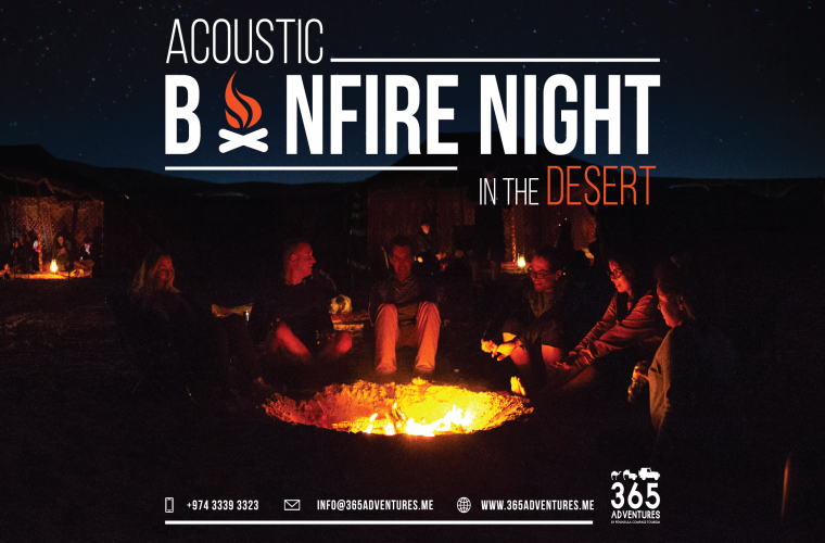 Acoustic Bonfire Night in the Desert
