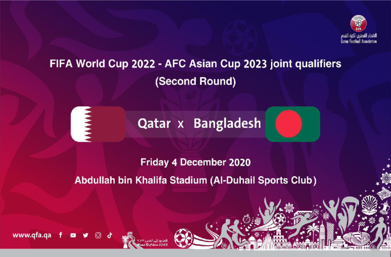 AFC Asian Cup 2023 joint qualifiers (second round): Qatar vs Bangladesh