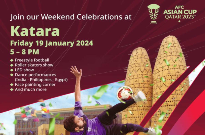 AFC Asian Cup Qatar 2023(tm) weekend celebrations at Katara Cultural Village