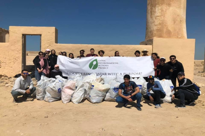 Al Jumail Qatari Heritage Village Beach Cleanup
