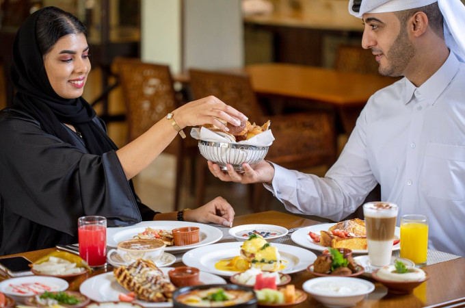Al Liwan Restaurant Eid Holidays Breakfast at Sharq Village and Spa