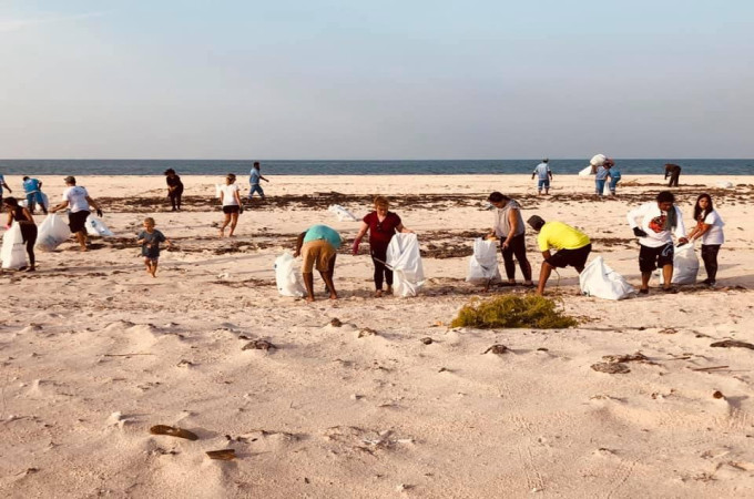 World Cleanup Day: Al Mafjar beach cleanup