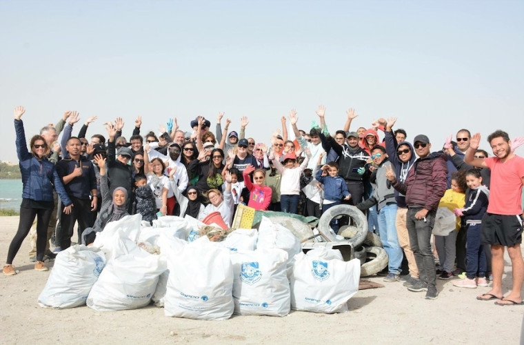 Al Zubara beach cleanup
