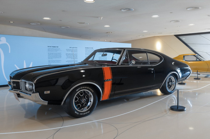 American Muscle Cars exhibition at National Museum of Qatar
