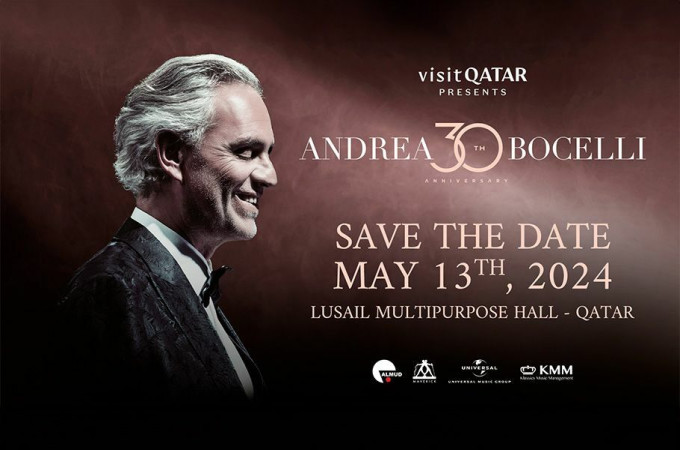 Andrea Bocelli live in Qatar
