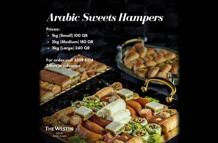 Arabic sweets Hampers by The Westin Doha Hotel and Spa