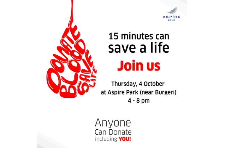 Aspire Zone Foundation launches public blood donation campaign to save life