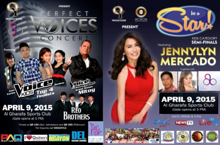 BACK TO BACK - BE A STAR and PERFECT VOICES CONCERT 