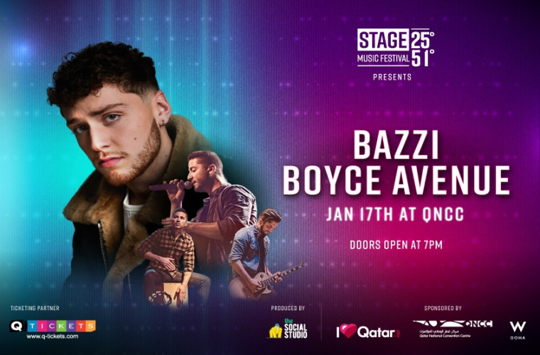 Bazzi and Boyce Avenue Live in Qatar