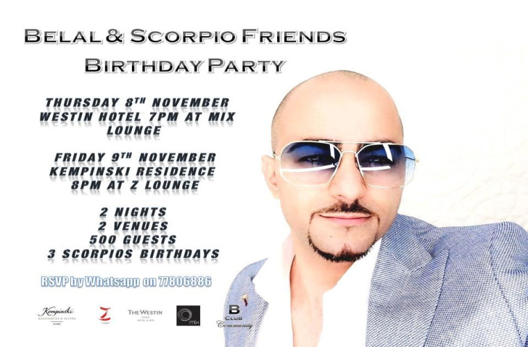 Belal & Scorpio friends Epic Birthday Party!