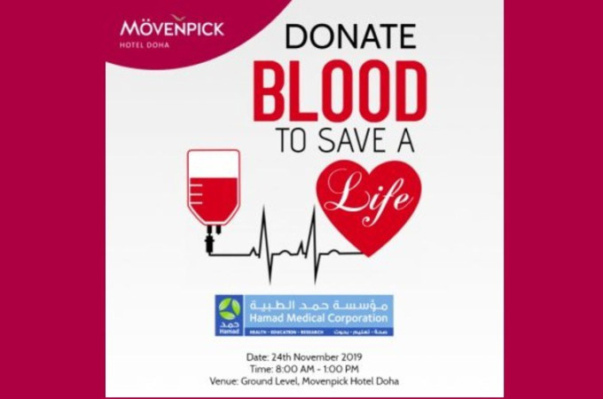 Blood Donation Drive at Movenpick Hotel Doha