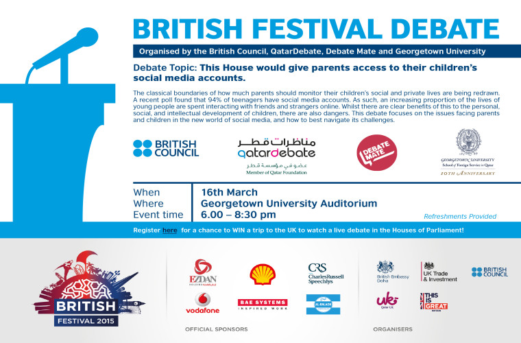 British Festival Debate: Win a trip to the UK!