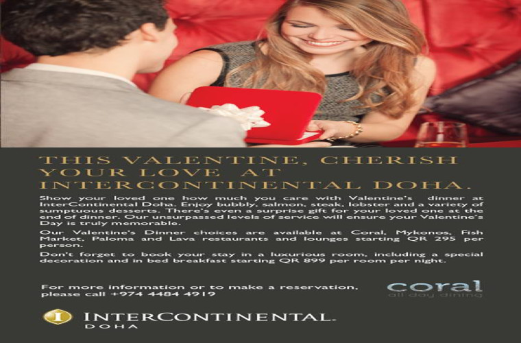 Celebrate Valentine's Day @InterContinental Doha