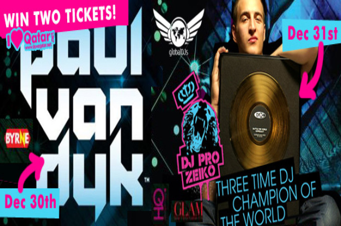 Competition! Win 2 tickets to Van Dyk's and a New Year's event!