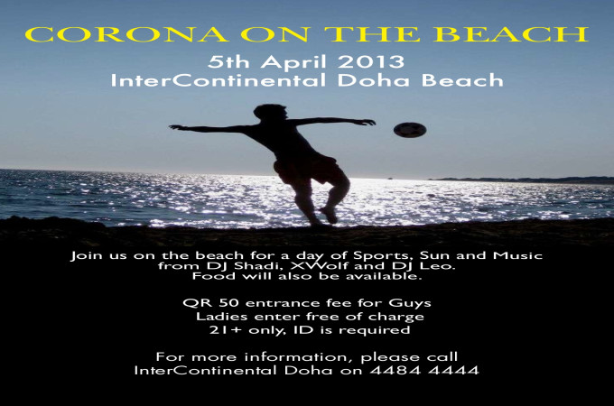 Corona on the Beach @InterContinental Beach 