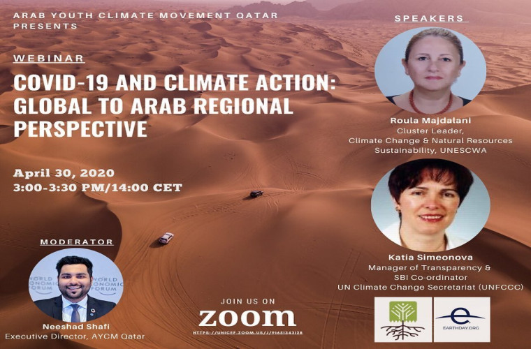 Covid-19 and  Climate action: Global to Arab Regional Perspective