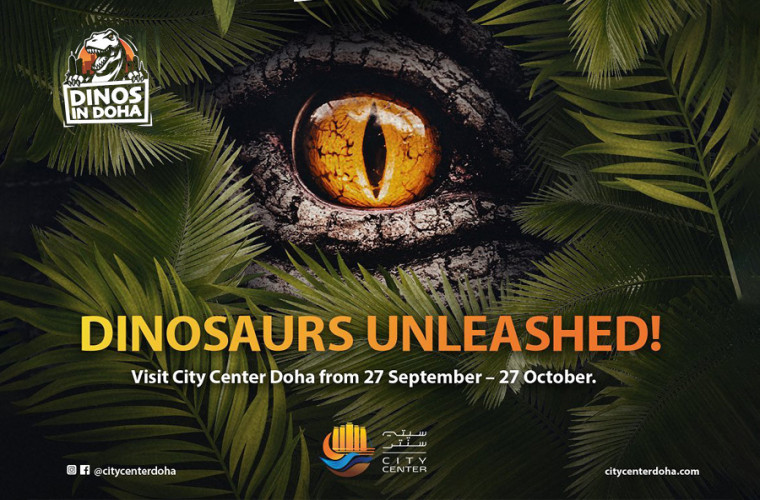 "Dinosaurs Unleashed!" at City Center Doha