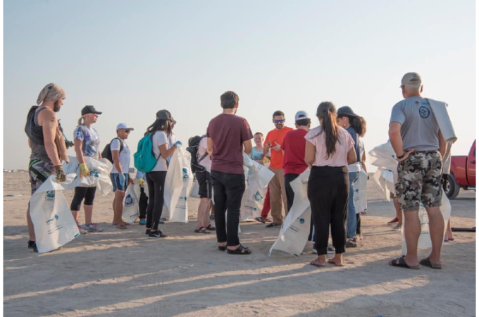 Doha Corniche Beach Cleanup