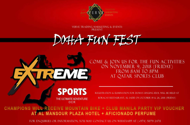 Doha Fun Fest's Extreme Sports- The Ultimate Adventure OCR