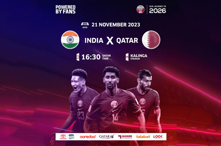 Qatar vs India co-qualifiers for 2026 World Cup & 2027 AFC Cup
