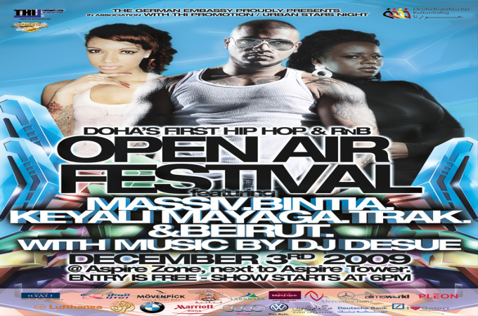 Doha's 1st HipHop and RnB Open Air Festival