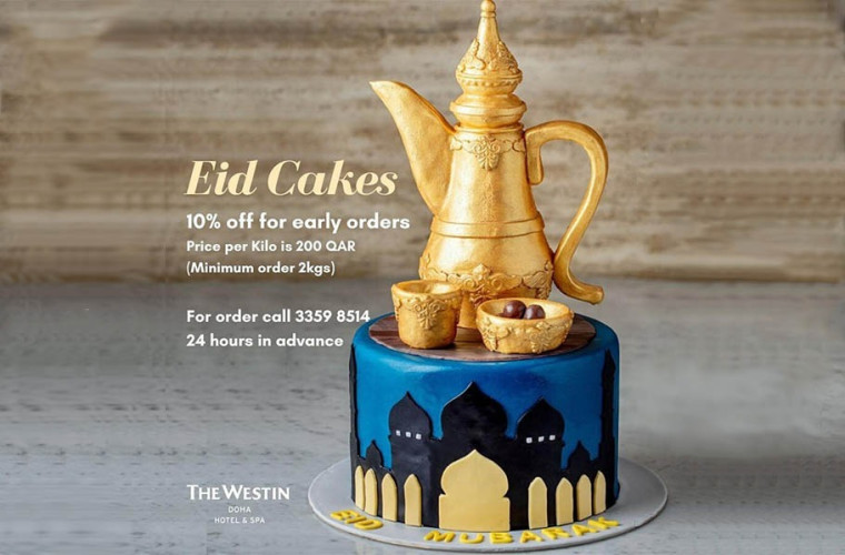 Eid cakes by The Westin Doha Hotel & Spa