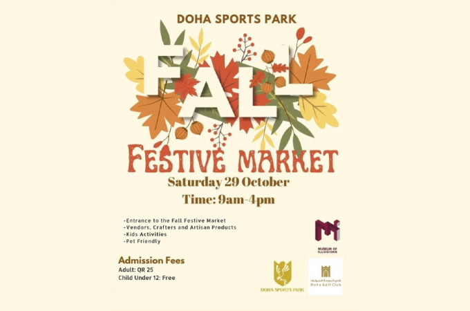 Fall Festive Market at Doha Sports Park