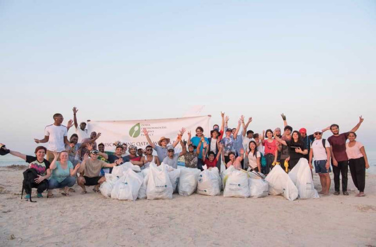 Farkiah beach cleanup at Al Khor