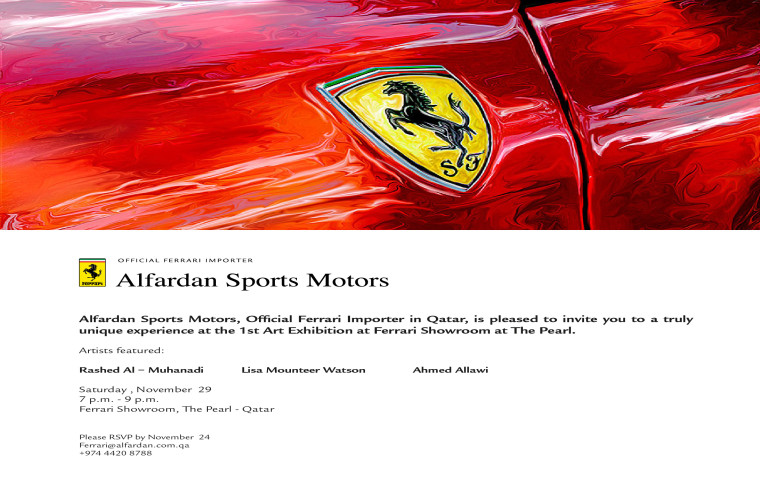  Ferrari 1st Art Exhibition - Qatar