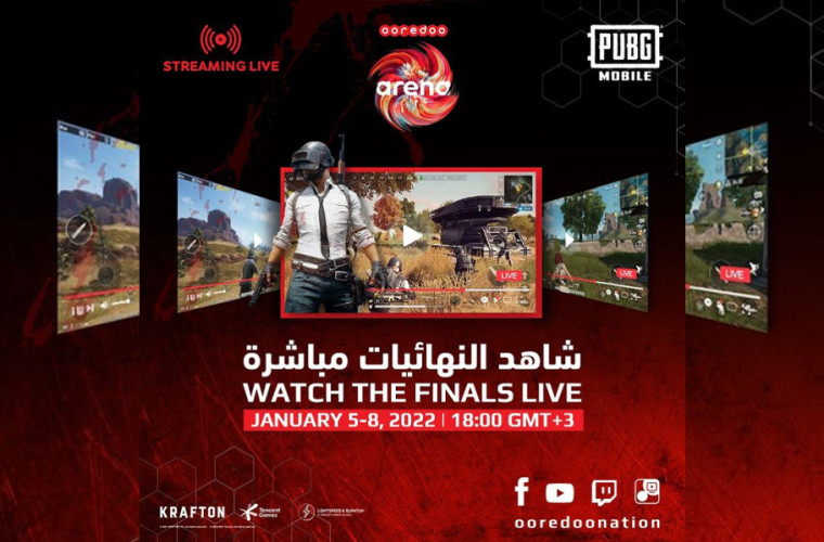 The PUBG finals mobile tournament live by Ooredoo Nation 2021-2022!