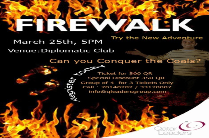 Fire Walk! @Diplomatic club 