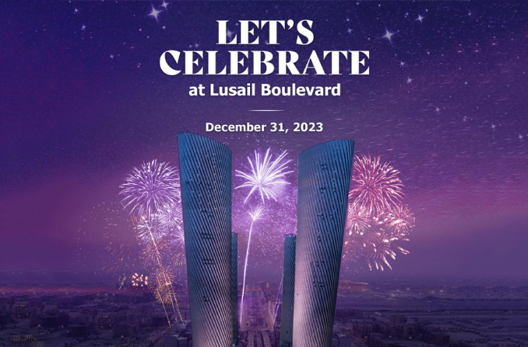 Fireworks & Laser Show at Lusail City