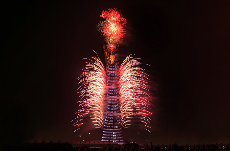 Fireworks night at The Torch Doha Hotel!