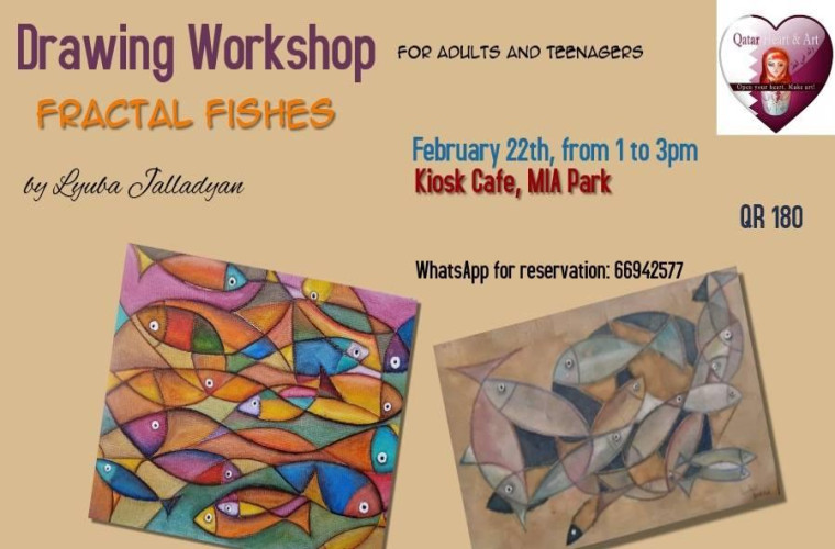 Fractal Fishes Drawing Workshop