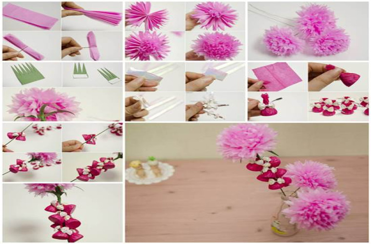 FREE !! Crepe Paper Flower Art workshop
