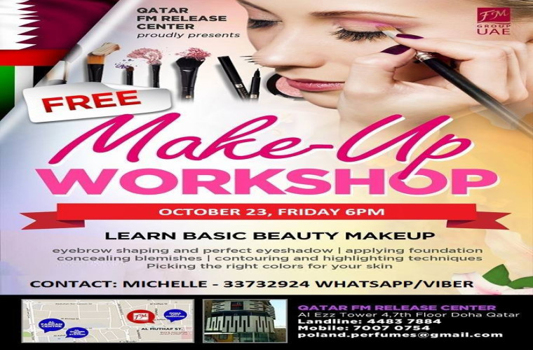 Free Make Up Workshop by FM Group Qatar