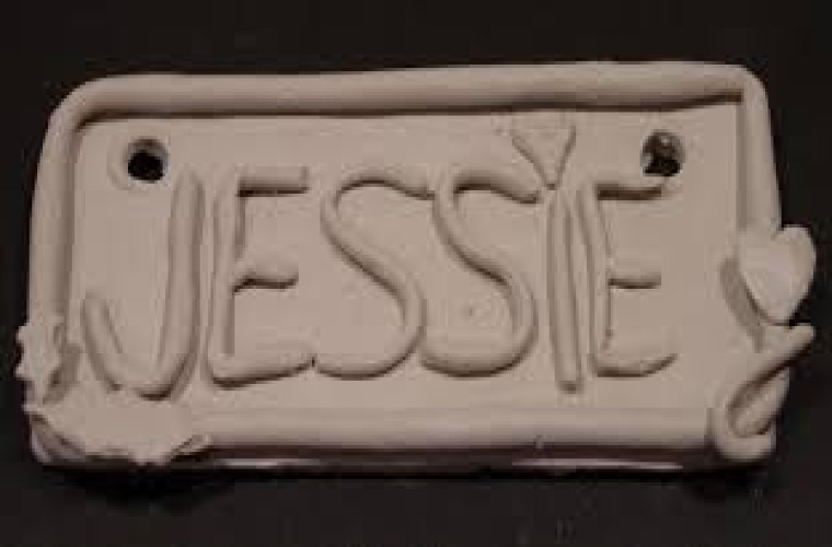 FREE!! Nameplate wall hanging clay craft Workshop