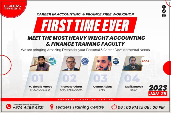 Free Workshop "Career in Accounting & Finance"