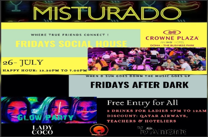 FRIDAYS SOCIAL HOUSE + FRIDAYS AFTER DARK (Glow Party)