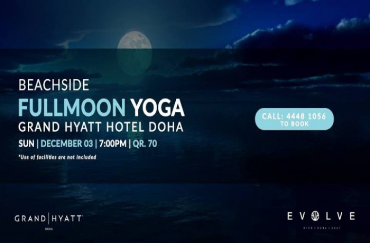 Full Moon Yoga at Grand Hyatt Doha