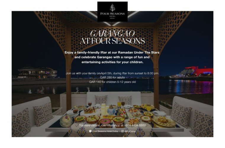 Garangao at Four Seasons Hotel Doha