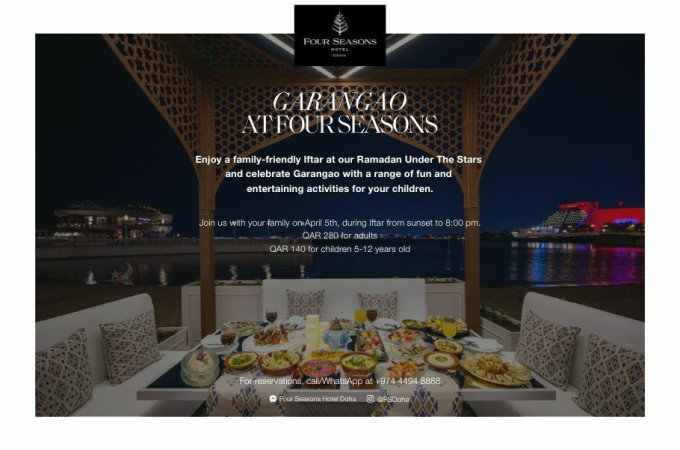 Garangao at Four Seasons Hotel Doha