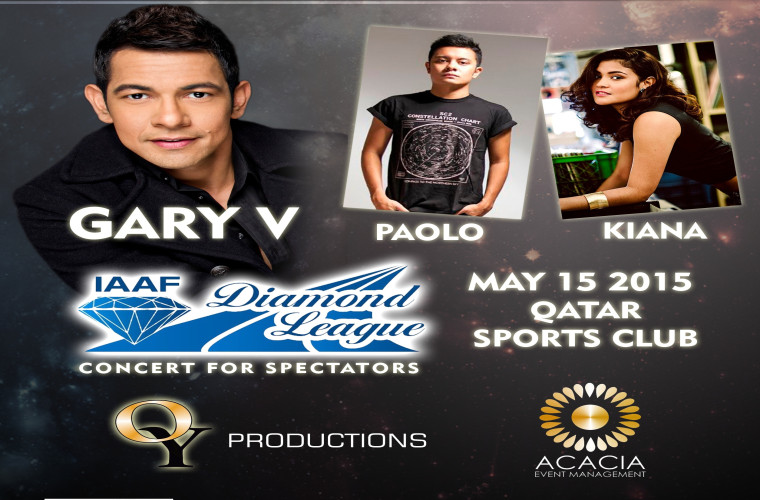 GARY V LIVE IN QATAR - Diamond League concert for Spectators