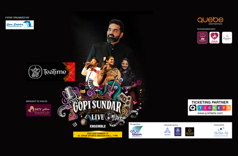 Gopi Sundar & Amrutha Suresh Live Music Show in Qatar